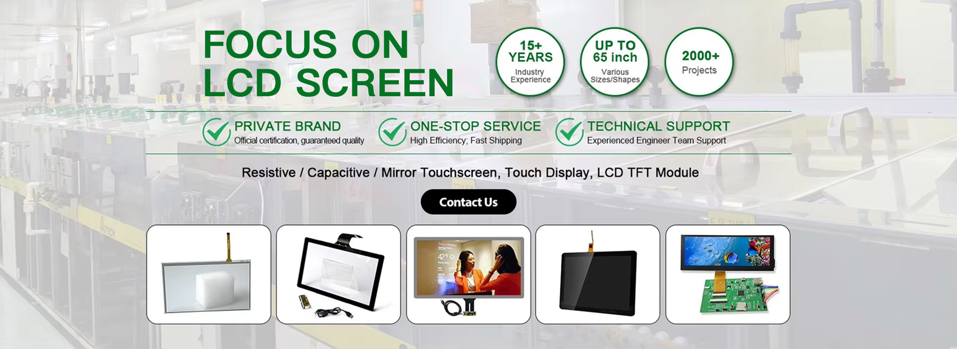 ποιότητας Εικονική οθόνη LCD με μελάνι Εργοστάσιο