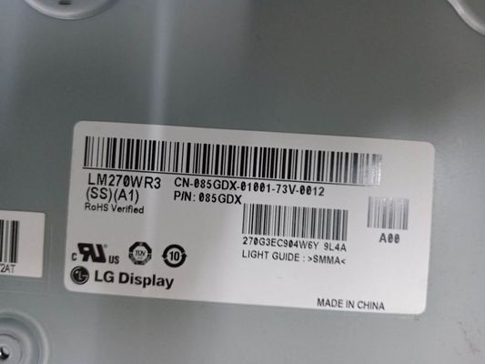 βιομηχανική LCD επιτροπή LM270WR3-SSA1 350cd/M2 27in 163PPI 3480x2160