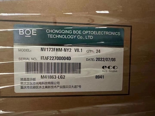 Αγορά BOE 17,3 ιντσών οθόνη LCD φορητού υπολογιστή μοντέλο NV173FHM-NY2 gaming οθόνη LCD 1920x1080Pixels 127PPI 40PIN online manufacture