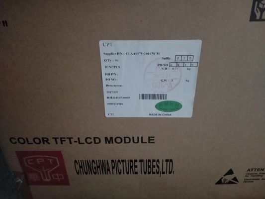 Αγορά 5.7 ιντσών βιομηχανική οθόνη LCD 40 Pin 139PPI CLAA057VC01CW NTSC CPT online manufacture
