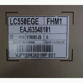 Μεγάλο επίπεδο όργανο ελέγχου οθόνης LC550EGE FHM1, εύκαμπτη οδηγημένη οθόνη χρωμάτων 16.7M 