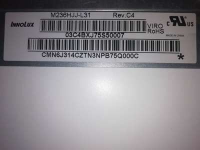 Καλή τιμή. Εικόνα με υψηλή ανάλυση LCD με οθόνη αφής Innolux 15.61 ίντσες Μέγεθος M236HJJ L31 σε απευθείας σύνδεση