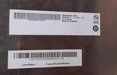 AUO Βιομηχανικό Πίνακα Πίνακα οθόνης αφής LCD 17,3'' 400cd/m2 φωτεινότητα G173HW01 V0 30 Pin
