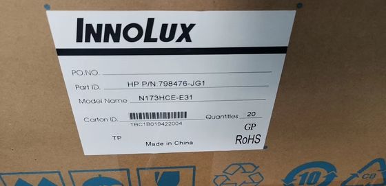 Καλή τιμή. 17.3 ίντσες τηλεοράσεις ευρυοειδής οθόνης LCD οθόνες υπολογιστών Innolux 300cd/m2 30 Pin N173HCE-E31 σε απευθείας σύνδεση