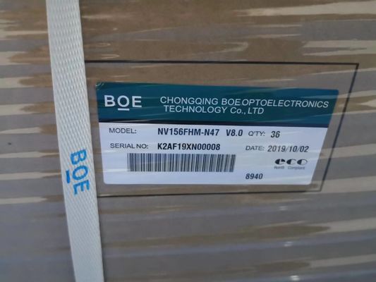 BOE NV156FHM-N47 Οθόνη LCD PC 15,6 ιντσών Ανάλυση 1920x1080 Φωτεινότητα 250 cd/m² Οθόνη TFT-LCD