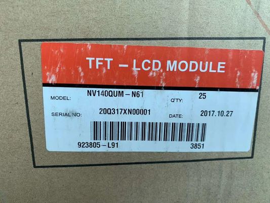 Καλή τιμή. BOE NV140QUM-N61 14 ιντσών οθόνη LCD με ανάλυση 3840x2160 UHD 400cd φωτεινότητα και σύνδεσμο 40 πιν σε απευθείας σύνδεση