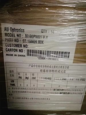 ποιότητας Ενότητα LCD AUO 19" με ανάλυση 1440×900, φωτεινότητα 250 cd/m² και σύνδεση 30 ακίδων για οθόνη υπολογιστή Εργοστάσιο